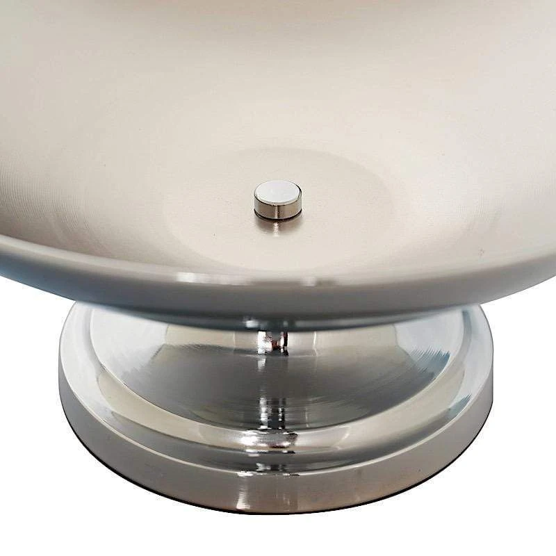 15" Tall Wedding Centerpiece Pedestal Table Compote Vase Bowl 5 15" Tall Wedding Centerpiece Pedestal Table Compote Vase Bowl - Image 3