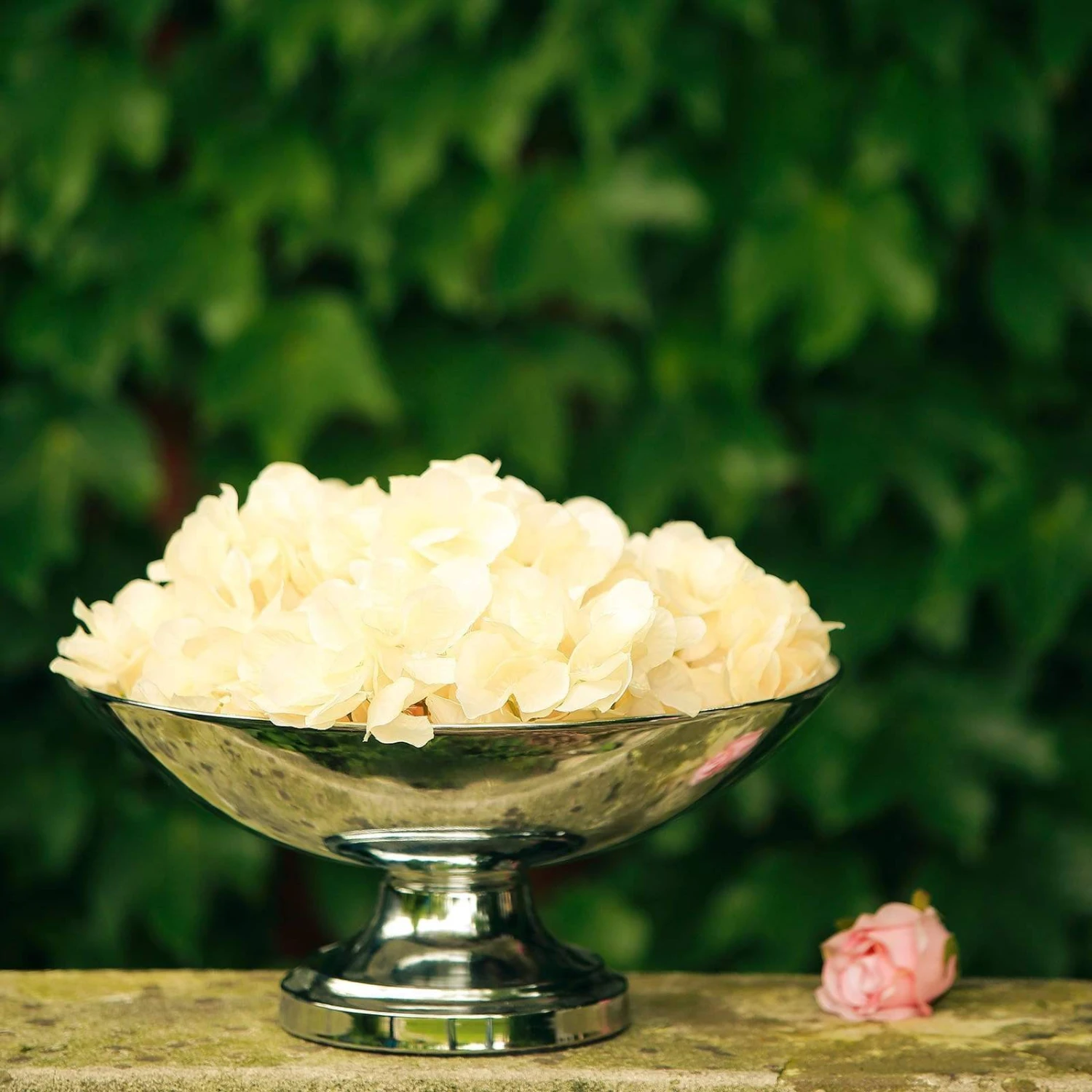 15" Tall Wedding Centerpiece Pedestal Table Compote Vase Bowl 9 15" Tall Wedding Centerpiece Pedestal Table Compote Vase Bowl - Image 7