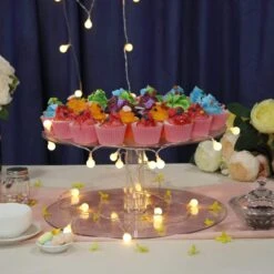 16" Tall 1 Tier Centerpiece Cake Cupcake Stand Set -Optimal Home Decoration 16 tall 1 tier centerpiece cake cupcake stand set cake stnd b05 28508027813951