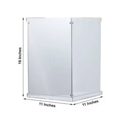 16" Tall Acrylic Display Box Centerpiece Pedestal Riser Column -Optimal Home Decoration 16 tall acrylic display box centerpiece pedestal riser column 28992080740415