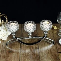16" Wide Candelabra Beaded Globes Candle Holders Centerpiece 15 16" Wide Candelabra Beaded Globes Candle Holders Centerpiece -Optimal Home Decoration 16 wide candelabra beaded globes candle holders centerpiece 28933402361919