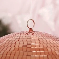 16" Wide Glass Mirror Disco Ball Ornament -Optimal Home Decoration 16 wide glass mirror disco ball ornament 28996278124607