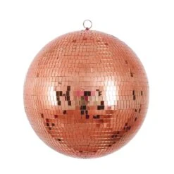 16" Wide Glass Mirror Disco Ball Ornament