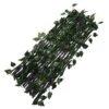 17" X 95" Expandable Lattice Fence Wood Backdrop Panel With Silk Ivy Leaves -Optimal Home Decoration 17 x 95 expandable lattice fence wood backdrop panel with silk ivy leaves furn wod fen001 28525918683199