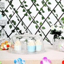 17" X 95" Expandable Lattice Fence Wood Backdrop Panel With Silk Ivy Leaves 16 17" X 95" Expandable Lattice Fence Wood Backdrop Panel With Silk Ivy Leaves -Optimal Home Decoration 17 x 95 expandable lattice fence wood backdrop panel with silk ivy leaves furn wod fen001 28525923500095