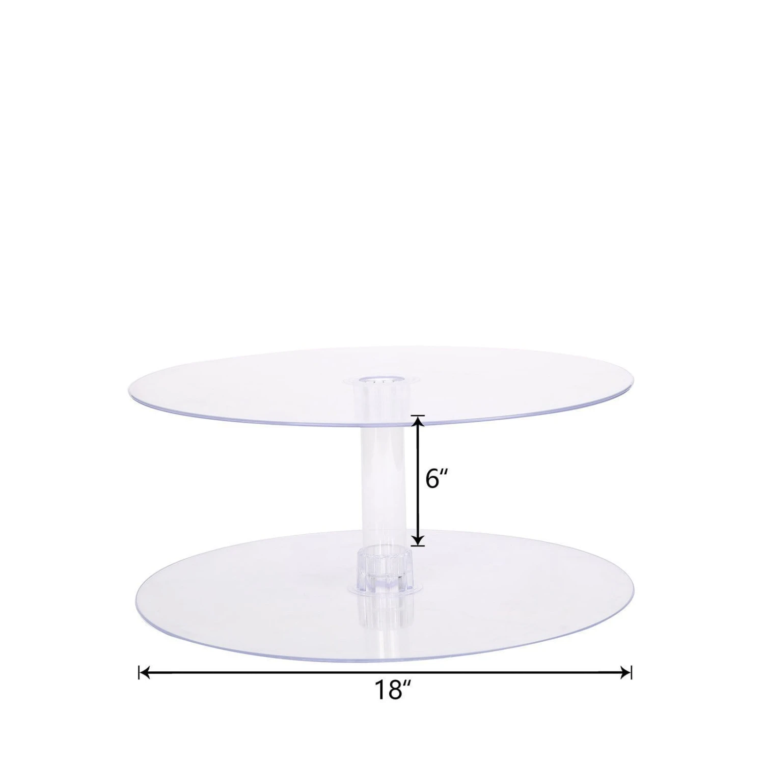 18" Tall 1 Tier Centerpiece Cake Cupcake Stand Set 4 18" Tall 1 Tier Centerpiece Cake Cupcake Stand Set - Image 2