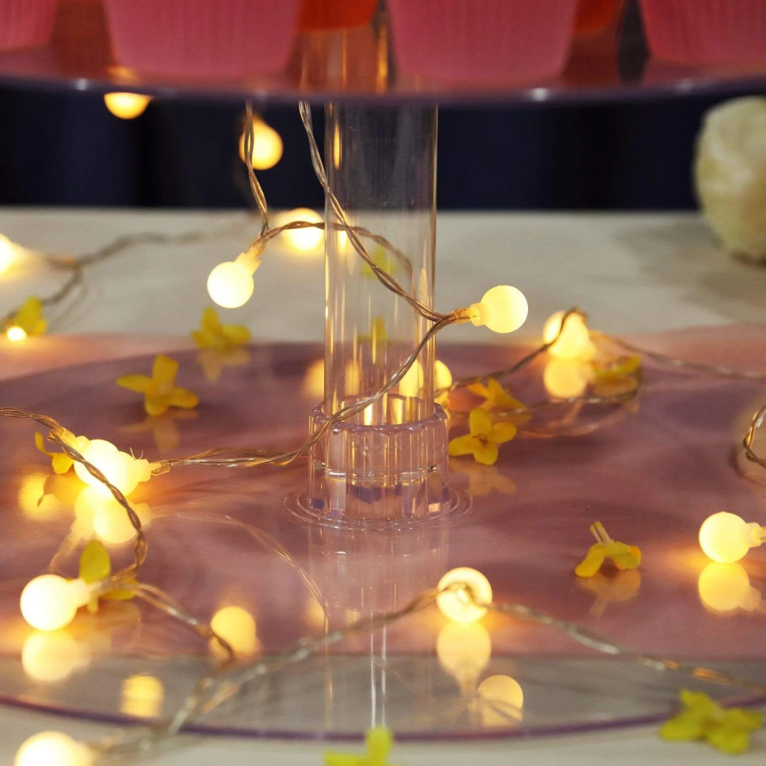 18" Tall 1 Tier Centerpiece Cake Cupcake Stand Set 5 18" Tall 1 Tier Centerpiece Cake Cupcake Stand Set - Image 3