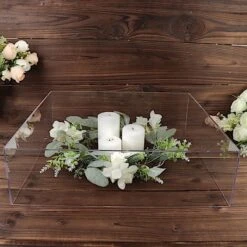 18" X 18" Acrylic Display Box Cake Stand Pedestal Riser -Optimal Home Decoration 18 x 18 acrylic display box cake stand pedestal riser 30494717345855