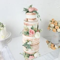 18" X 18" Acrylic Display Box Cake Stand Pedestal Riser -Optimal Home Decoration 18 x 18 acrylic display box cake stand pedestal riser 30494722719807