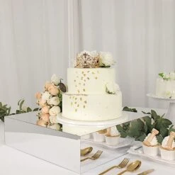 18" X 18" Acrylic Display Box Cake Stand Pedestal Riser -Optimal Home Decoration 18 x 18 acrylic display box cake stand pedestal riser 30494722949183