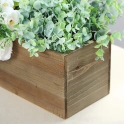 18" X 6" Natural Wood Rectangular Plant Holder Boxes Centerpieces 35 18" X 6" Natural Wood Rectangular Plant Holder Boxes Centerpieces -Optimal Home Decoration 18 x 6 natural wood rectangular plant holder boxes centerpieces 28970574577727
