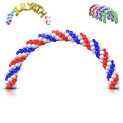 19 Ft Balloon Arch Stand Kit - White 12 19 Ft Balloon Arch Stand Kit - White -Optimal Home Decoration 19 ft balloon arch stand kit white bloon stand01 14923730550847