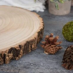 19" Tall 3 Tier Round Natural Wooden Cupcake Dessert Stand - Brown With Black 13 19" Tall 3 Tier Round Natural Wooden Cupcake Dessert Stand - Brown With Black -Optimal Home Decoration 19 tall 3 tier round natural wooden cupcake dessert stand brown with black cake wod004 nat 28582475530303