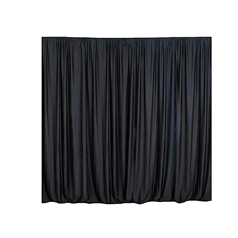 2 Drapery Panels 8 Ft Polyester Backdrop Curtains With Rod Pockets 13 2 Drapery Panels 8 Ft Polyester Backdrop Curtains With Rod Pockets - Image 11