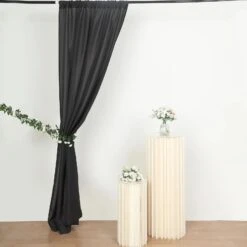 2 Drapery Panels 8 Ft Polyester Backdrop Curtains With Rod Pockets 35 2 Drapery Panels 8 Ft Polyester Backdrop Curtains With Rod Pockets -Optimal Home Decoration 2 drapery panels 8 ft polyester backdrop curtains with rod pockets 30335803785279
