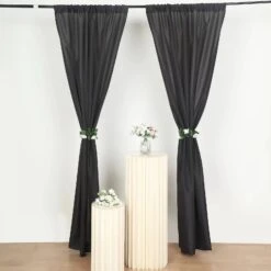 2 Drapery Panels 8 Ft Polyester Backdrop Curtains With Rod Pockets 34 2 Drapery Panels 8 Ft Polyester Backdrop Curtains With Rod Pockets -Optimal Home Decoration 2 drapery panels 8 ft polyester backdrop curtains with rod pockets 30335804112959