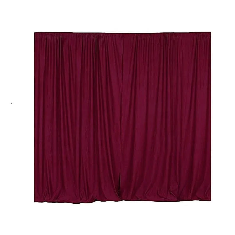 2 Drapery Panels 8 Ft Polyester Backdrop Curtains With Rod Pockets 21 2 Drapery Panels 8 Ft Polyester Backdrop Curtains With Rod Pockets - Image 19