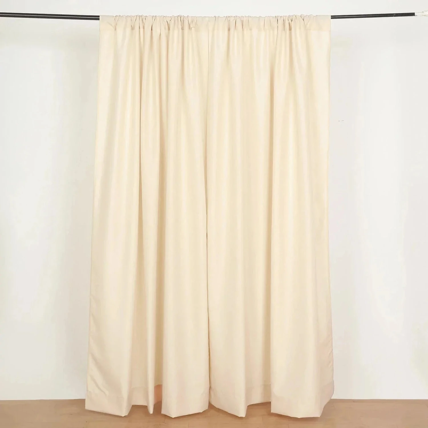 2 Drapery Panels 8 Ft Polyester Backdrop Curtains With Rod Pockets 3 2 Drapery Panels 8 Ft Polyester Backdrop Curtains With Rod Pockets