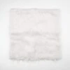 2 Faux Fur 18" X 18" Throw Pillow Covers Square Decorative Cushion Cases - White 1 2 Faux Fur 18" X 18" Throw Pillow Covers Square Decorative Cushion Cases - White -Optimal Home Decoration 2 fur 18 x 18 square sheepskin throw pillow covers white furn plw fur01 18 wht 29369261162559