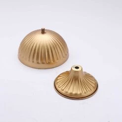 2 Metal 4" Ribbed Bowl Style Mini Compote Vases Flower Pots - Gold 13 2 Metal 4" Ribbed Bowl Style Mini Compote Vases Flower Pots - Gold -Optimal Home Decoration 2 metal 4 ribbed bowl style mini compote vases flower pots gold vase pb005 5 gold 30582278783039