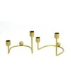 2 Metal 2 Arm Geometric Taper Candle Holders - Gold 2 2 Metal 2 Arm Geometric Taper Candle Holders - Gold -Optimal Home Decoration 2 metal geometric taper candle holders with horseshoe base gold iron cand tp005 gold 29459278331967