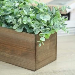 2 Pcs 10" X 5" Wood Rectangular Boxes Planter Holders Centerpieces 26 2 Pcs 10" X 5" Wood Rectangular Boxes Planter Holders Centerpieces -Optimal Home Decoration 2 pcs 10 x 5 wood rectangular boxes planter holders centerpieces 28968471756863