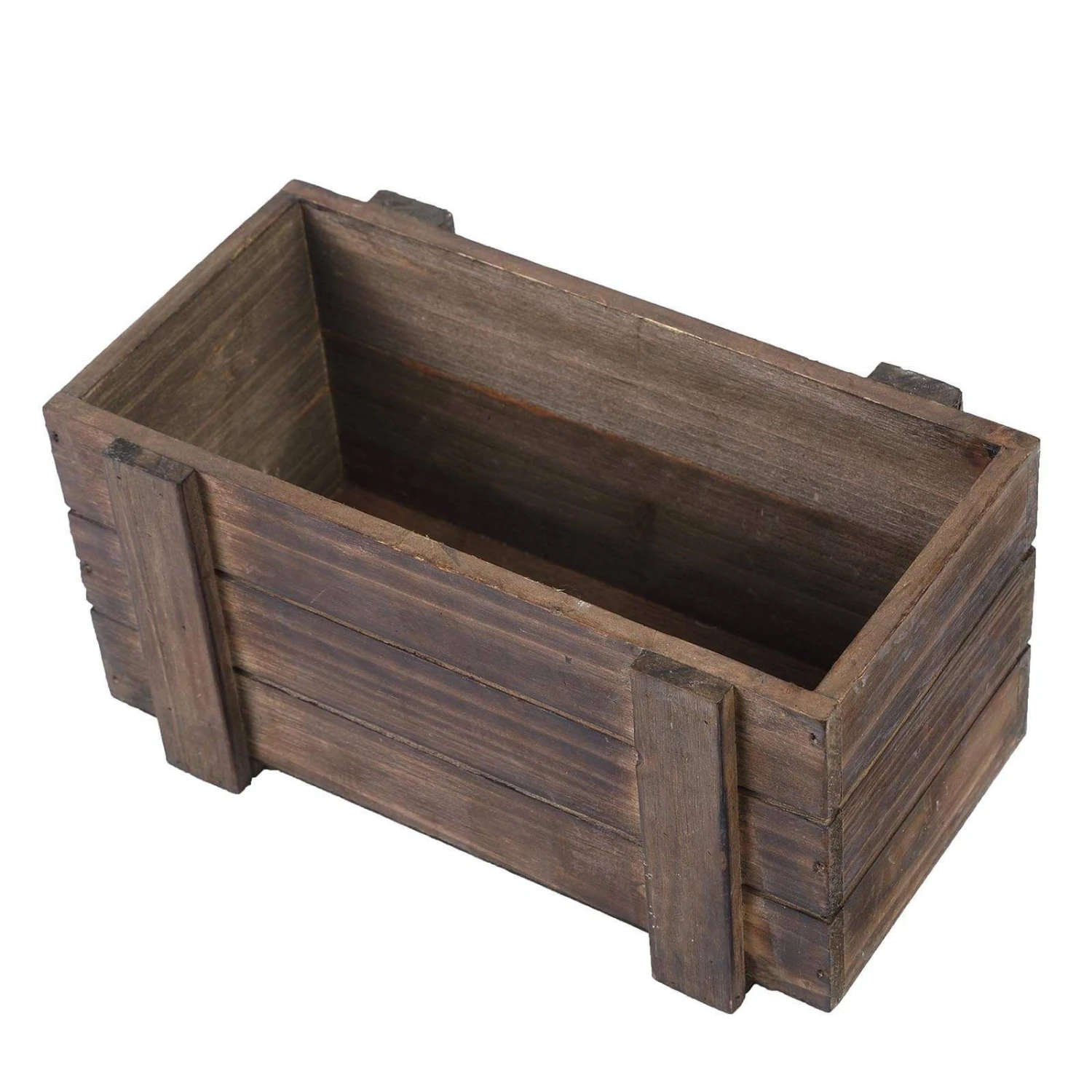 2 Pcs 10" X 5" Wood Rectangular Boxes Planter Holders Centerpieces 11 2 Pcs 10" X 5" Wood Rectangular Boxes Planter Holders Centerpieces - Image 9
