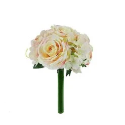 2 Pcs 11" Tall Silk Rose And Hydrangea Flowers Bouquets 38 2 Pcs 11" Tall Silk Rose And Hydrangea Flowers Bouquets -Optimal Home Decoration 2 pcs 11 tall silk rose and hydrangea flowers bouquets arti rs003 pink 28971989893183