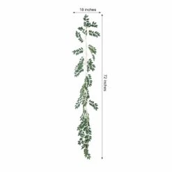 2 Pcs 12 Ft Long Honey Locust Artificial Foliage Botanical Garlands - Light Green -Optimal Home Decoration 2 pcs 12 ft long honey locust artificial foliage botanical garlands light green arti glnd g04 4801400373311