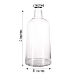 2 Pcs 12" Tall Tapered Neck Glass Vases Centerpieces - Clear 15 2 Pcs 12" Tall Tapered Neck Glass Vases Centerpieces - Clear -Optimal Home Decoration 2 pcs 12 tall tapered neck glass vases centerpieces clear vase a28 12 13488799612991