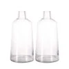 2 Pcs 12" Tall Tapered Neck Glass Vases Centerpieces - Clear -Optimal Home Decoration 2 pcs 12 tall tapered neck glass vases centerpieces clear vase a28 12 13488808919103