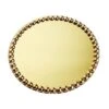 2 Pcs 13" Round Mirror Glass Charger Plates With Pearl Rim -Optimal Home Decoration 2 pcs 13 round mirror glass charger plates with pearl rim chrg glas0006 gold 28993028325439