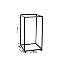 2 Pcs 16" Tall Geometric Metal Stands Wedding Flower Vase Holders -Optimal Home Decoration 2 pcs 16 tall geometric metal stands wedding flower vase holders 29027720855615