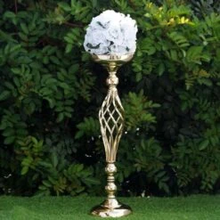 2 Pcs 23" Tall Candle Holder Wedding Centerpieces -Optimal Home Decoration 2 pcs 23 tall candle holder wedding centerpieces 28933880348735