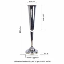 2 Pcs 29" Tall Vases Candle Holders Wedding Centerpieces Risers - Gold 17 2 Pcs 29" Tall Vases Candle Holders Wedding Centerpieces Risers - Gold -Optimal Home Decoration 2 pcs 29 tall vases candle holders wedding centerpieces risers gold chdlr 056 gold 28500434518079