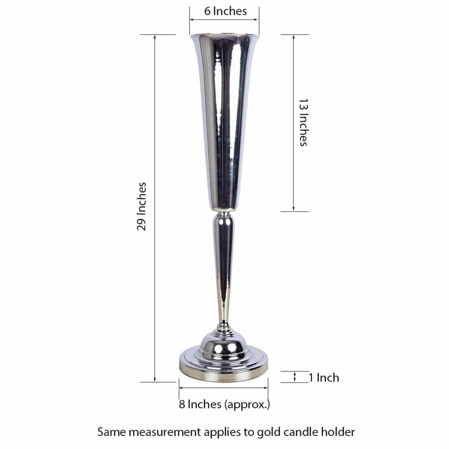 2 Pcs 29" Tall Vases Candle Holders Wedding Centerpieces Risers - Gold 10 2 Pcs 29" Tall Vases Candle Holders Wedding Centerpieces Risers - Gold - Image 8