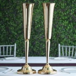2 Pcs 29" Tall Vases Candle Holders Wedding Centerpieces Risers - Gold 13 2 Pcs 29" Tall Vases Candle Holders Wedding Centerpieces Risers - Gold -Optimal Home Decoration 2 pcs 29 tall vases candle holders wedding centerpieces risers gold chdlr 056 gold 28500453949503