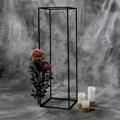 2 Pcs 40" Rectangular Geometric Metal Flower Stands Centerpieces -Optimal Home Decoration 2 pcs 40 rectangular geometric metal flower stands centerpieces 30401484652607