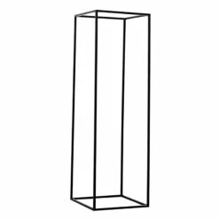 2 Pcs 40" Rectangular Geometric Metal Flower Stands Centerpieces -Optimal Home Decoration 2 pcs 40 rectangular geometric metal flower stands centerpieces iron stnd01 40 mblk 30401484521535