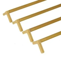 2 Pcs 48" Rectangular Geometric Metal Flower Stands Centerpieces -Optimal Home Decoration 2 pcs 48 tall geometric metal stands wedding flower vase holders matte gold iron stnd01 48 gold 28585145958463