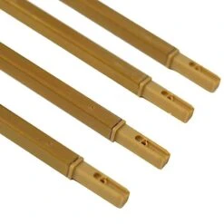 2 Pcs 48" Rectangular Geometric Metal Flower Stands Centerpieces -Optimal Home Decoration 2 pcs 48 tall geometric metal stands wedding flower vase holders matte gold iron stnd01 48 gold 28585151365183