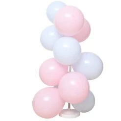 2 Pcs 5 Ft Balloon Columns Stand Kit Set - White