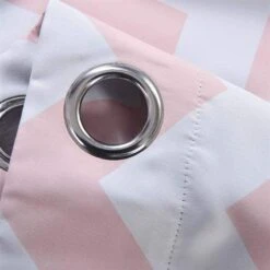 2 Pcs 52" X 108" Chevron Blackout Thermal Grommet Window Curtains Drapes Treatments -Optimal Home Decoration 2 pcs 52 x 108 chevron blackout thermal grommet window curtains drapes treatments 29036682346559