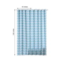 2 Pcs 52" X 108" Chevron Blackout Thermal Grommet Window Curtains Drapes Treatments -Optimal Home Decoration 2 pcs 52 x 108 chevron blackout thermal grommet window curtains drapes treatments 29036682772543