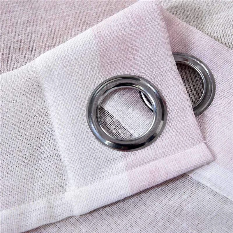 2 Pcs 52" X 108" Faux Linen Sheer Stripe Window Curtains Drapes Panels 5 2 Pcs 52" X 108" Faux Linen Sheer Stripe Window Curtains Drapes Panels - Image 3