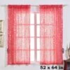 2 Pcs 52" X 64" Big Payette Sequin Window Curtains Drapes Panels Backdrop - Coral -Optimal Home Decoration 2 pcs 52 x 64 big payette sequin window curtains drapes panels backdrop coral cur panpaye02 5264 032 4742493372479