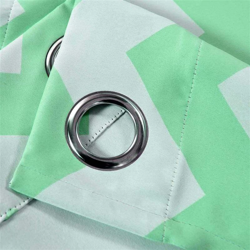 2 Pcs 52" X 64" Chevron Blackout Thermal Grommet Window Curtains Drapes Treatments 8 2 Pcs 52" X 64" Chevron Blackout Thermal Grommet Window Curtains Drapes Treatments - Image 6