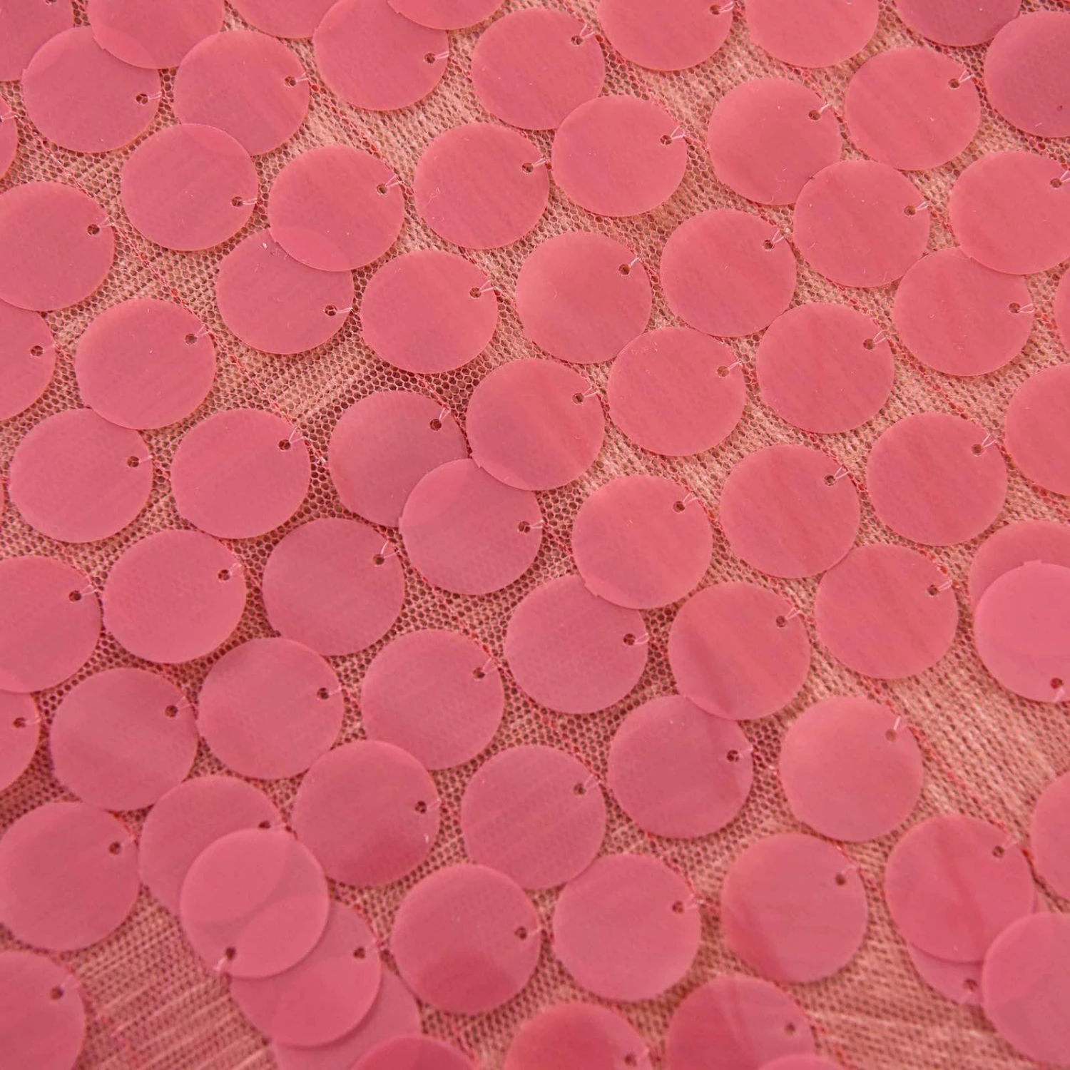 2 Pcs 52" X 84" Big Payette Sequin Window Curtains Drapes Panels Backdrop - Coral 7 2 Pcs 52" X 84" Big Payette Sequin Window Curtains Drapes Panels Backdrop - Coral - Image 5