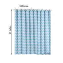 2 Pcs 52" X 84" Chevron Blackout Thermal Grommet Window Curtains Drapes Treatments -Optimal Home Decoration 2 pcs 52 x 84 chevron blackout thermal grommet window curtains drapes treatments 29036666126399