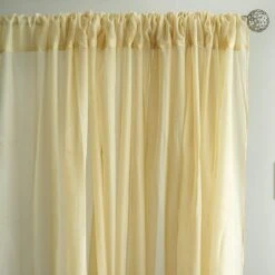 2 Pcs 52" X 84" Sheer Organza Window Curtains Drapes Panels -Optimal Home Decoration 2 pcs 52 x 84 sheer organza window curtains drapes panels 28997483364415